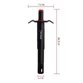 INUS Easy Grip Metal Regular Gas Lighters for Gas Stoves, Restaurants & Kitchen Use Small Pack of 2 (Color - Black )